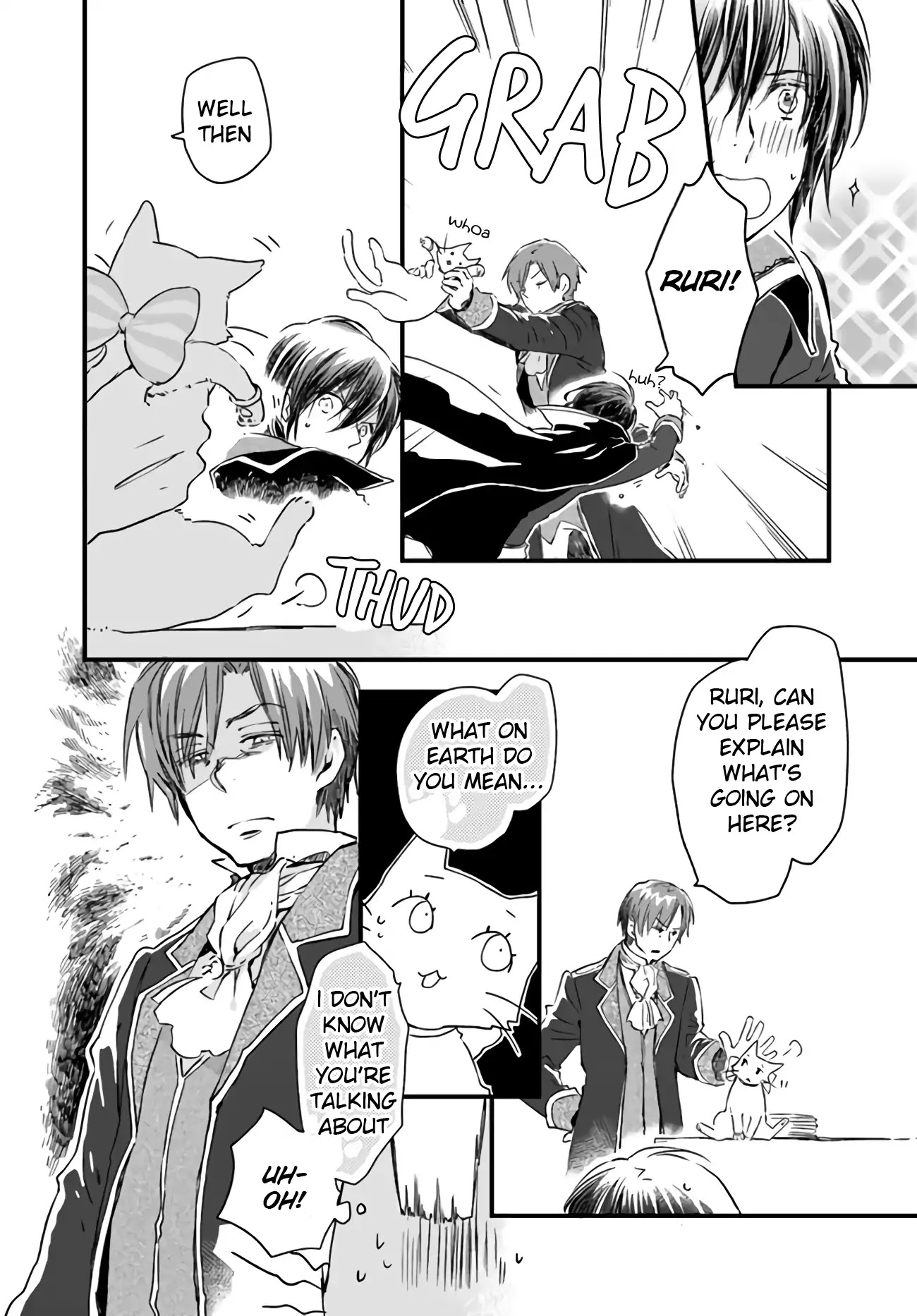 Fukushuu wo Chikatta Shironeko wa Ryuuou no Hiza no jou de Damin wo Musaboru chapter 9.1 page 14