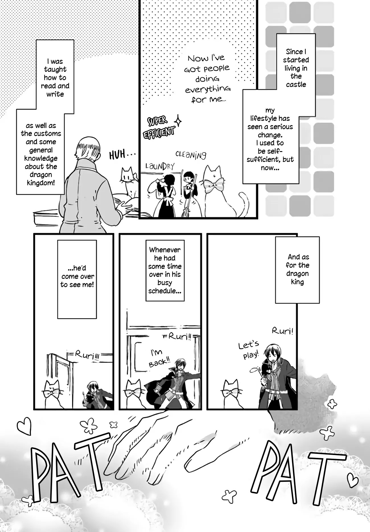 Fukushuu wo Chikatta Shironeko wa Ryuuou no Hiza no jou de Damin wo Musaboru chapter 9.1 page 4