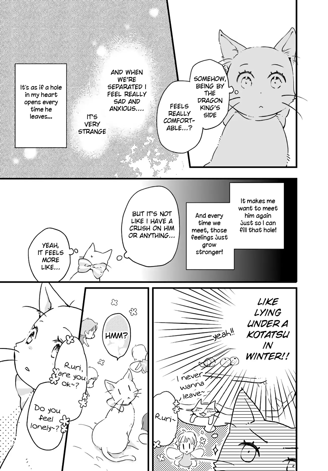 Fukushuu wo Chikatta Shironeko wa Ryuuou no Hiza no jou de Damin wo Musaboru chapter 9.1 page 6