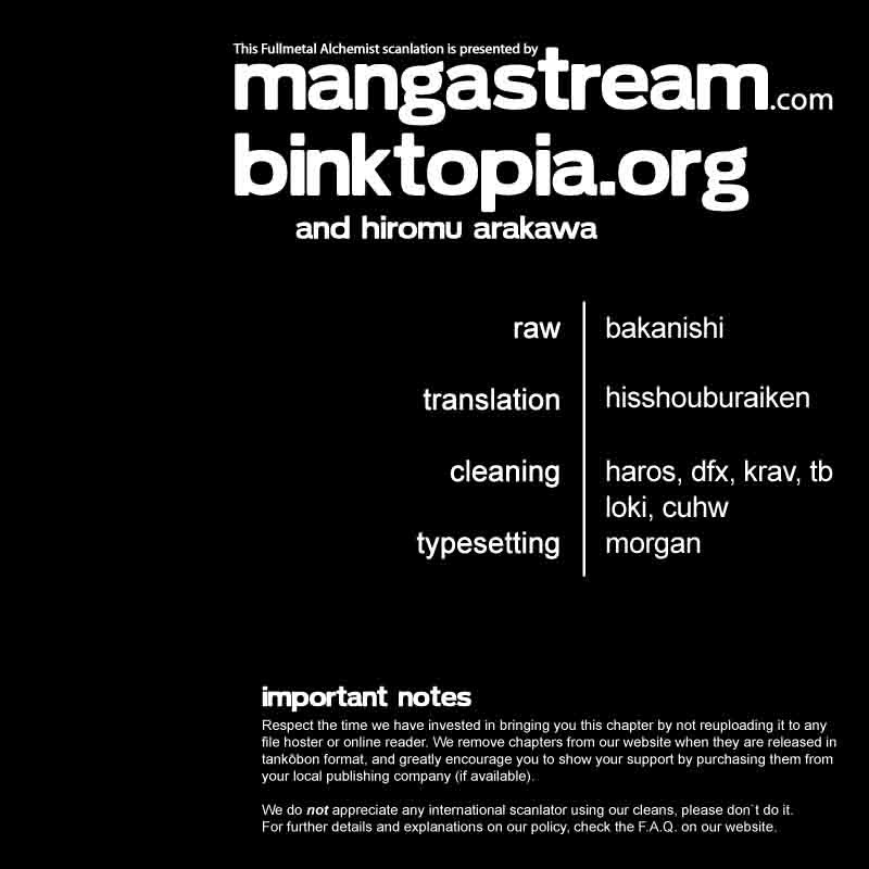 Fullmetal Alchemist chapter 106 page 1