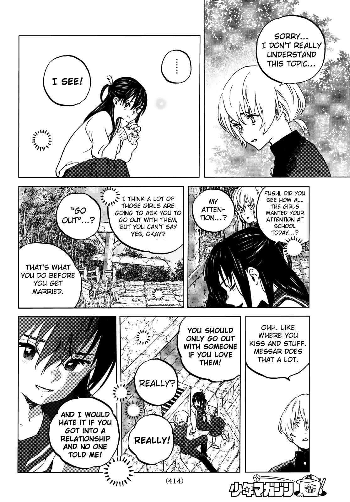 Fumetsu no Anata e chapter 129.1 page 8