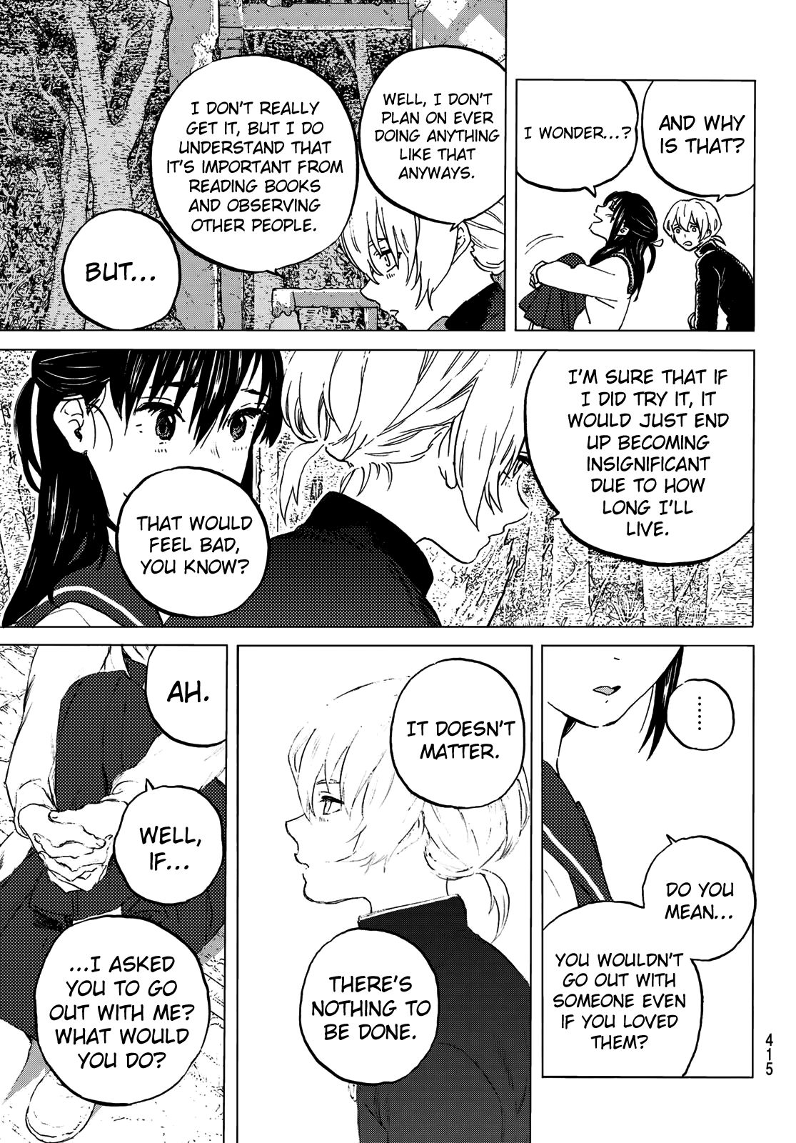 Fumetsu no Anata e chapter 129.1 page 9