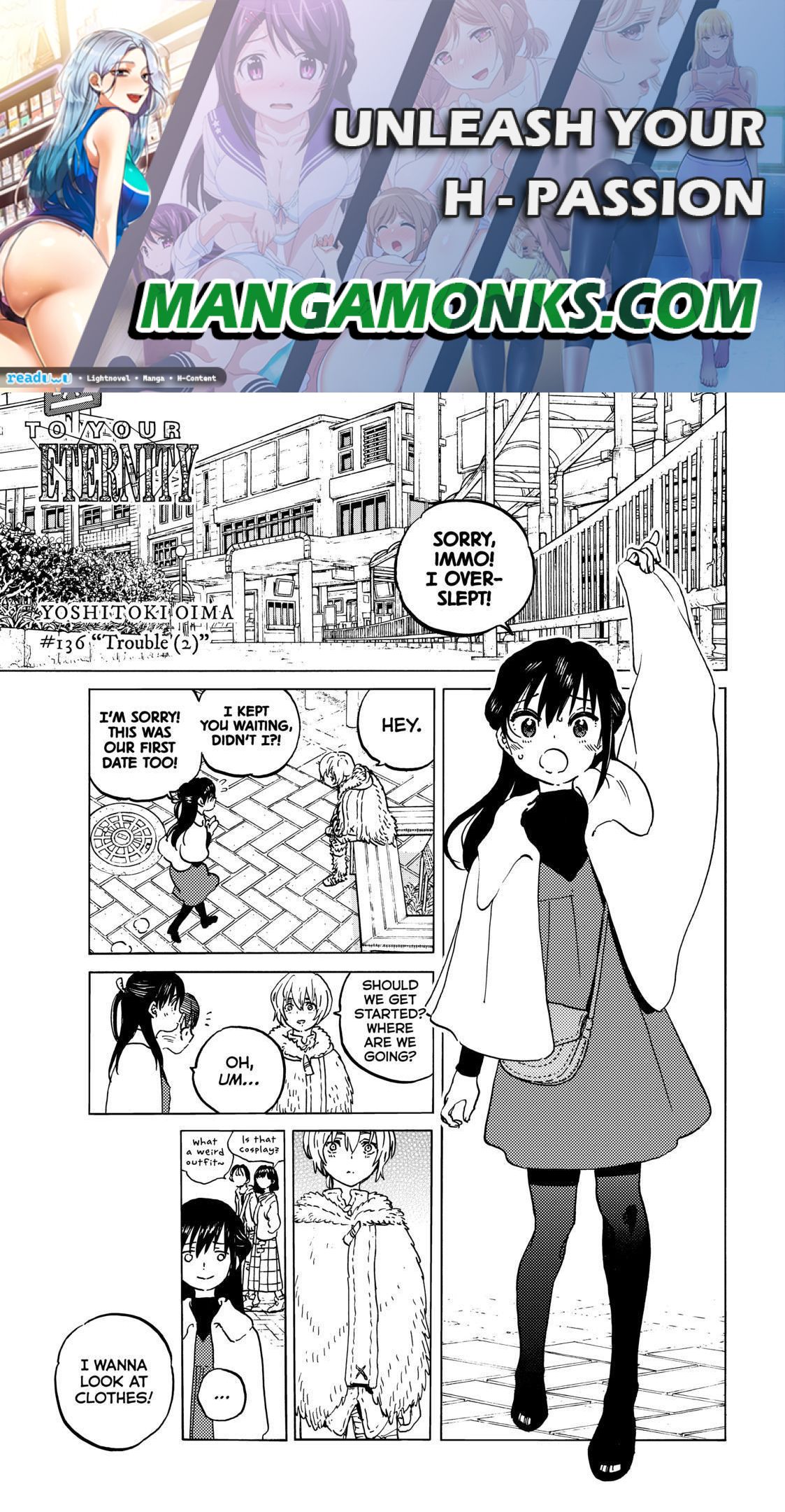 Fumetsu no Anata e chapter 135.2 page 1