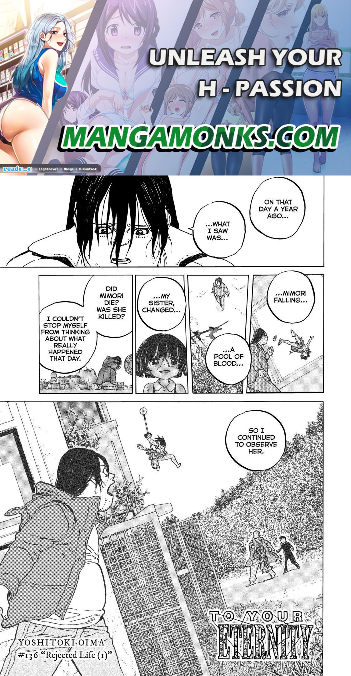 Fumetsu no Anata e chapter 136.1 page 1