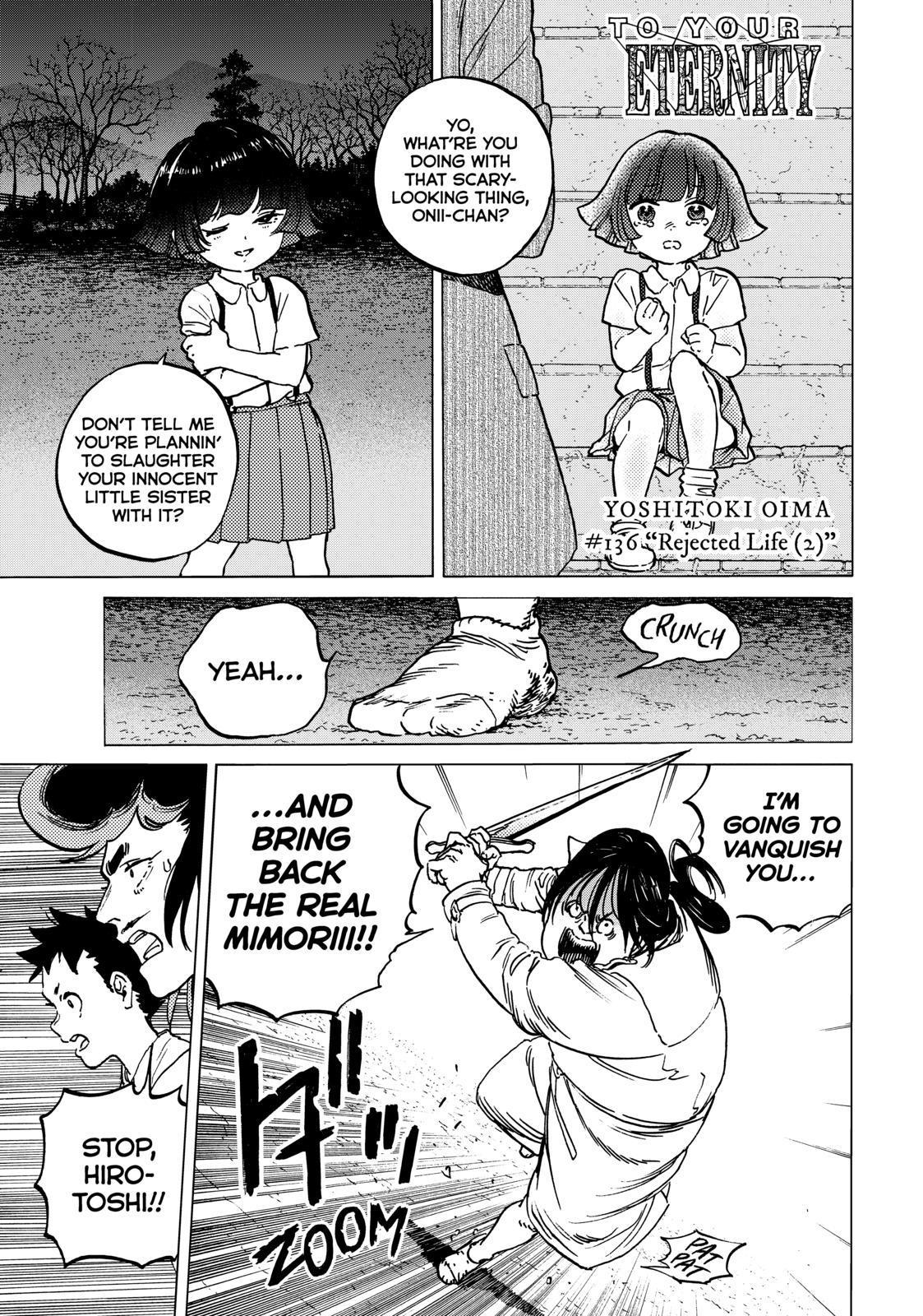 Fumetsu no Anata e chapter 136.9 page 1