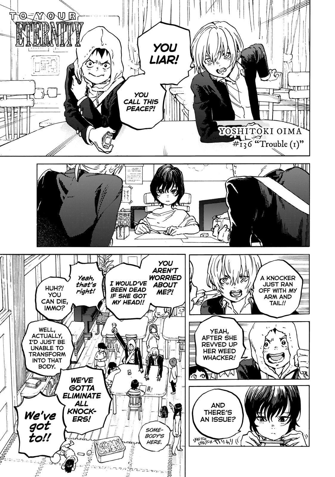 Fumetsu no Anata e chapter 136 page 1