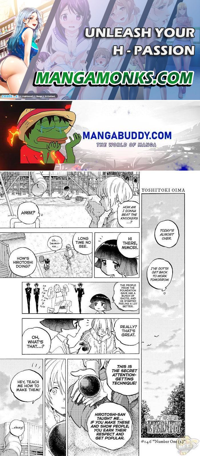 Fumetsu no Anata e chapter 146.2 page 1