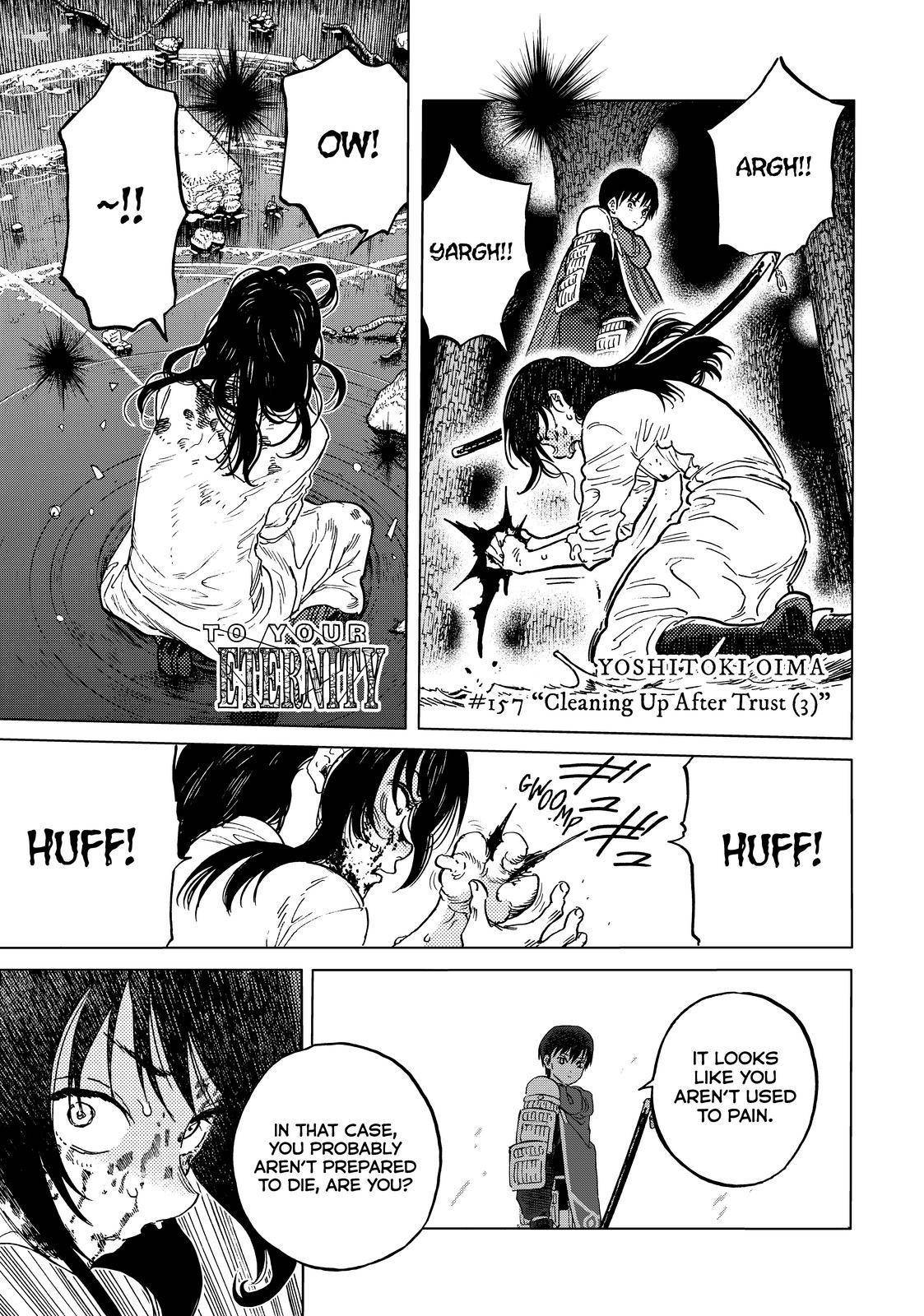 Fumetsu no Anata e chapter 157.3 page 1