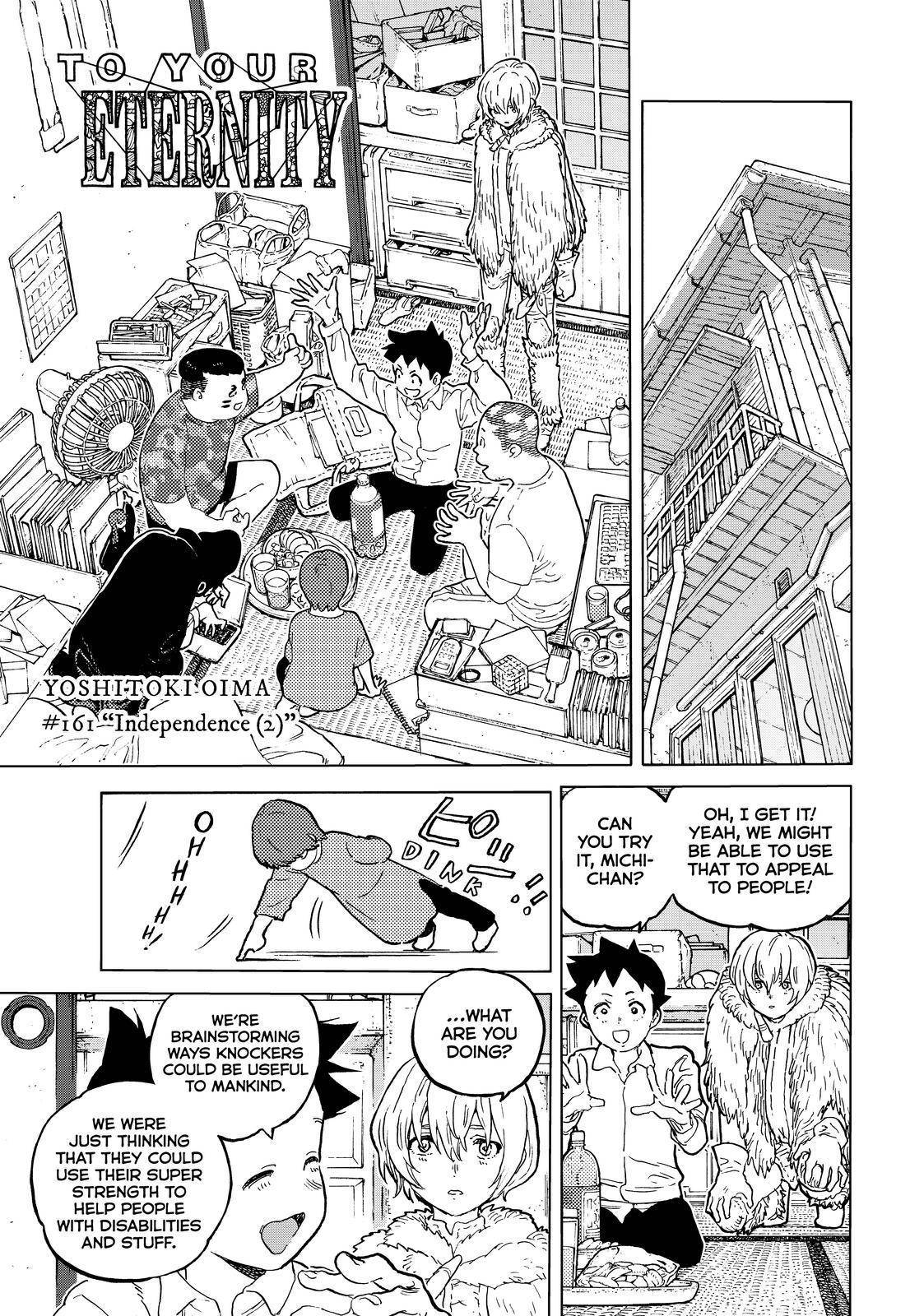 Fumetsu no Anata e chapter 161.2 page 1