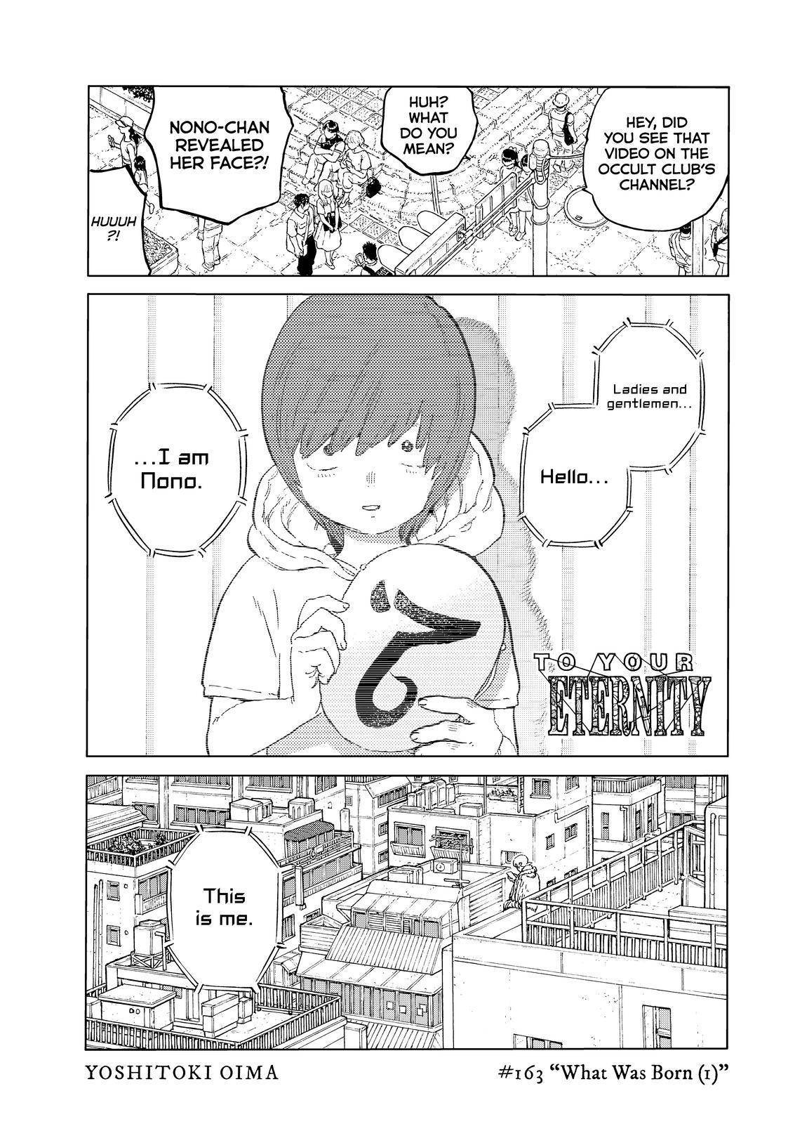 Fumetsu no Anata e chapter 163 page 1