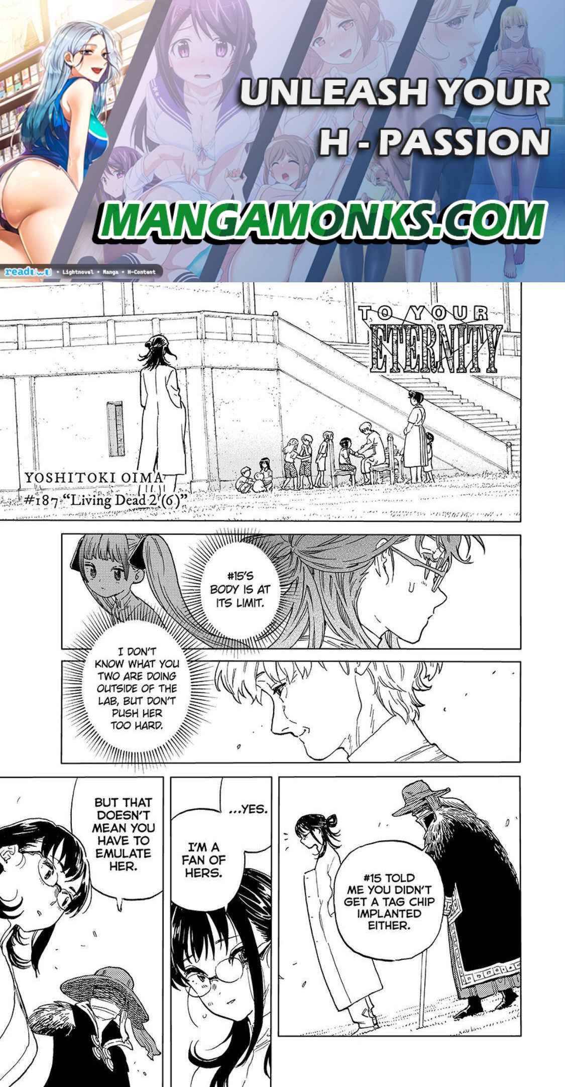 Fumetsu no Anata e chapter 187.6 page 1