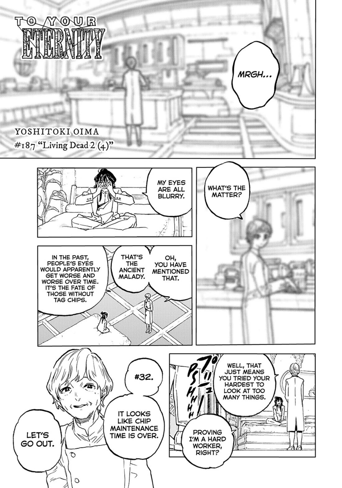 Fumetsu no Anata e chapter 187 page 33