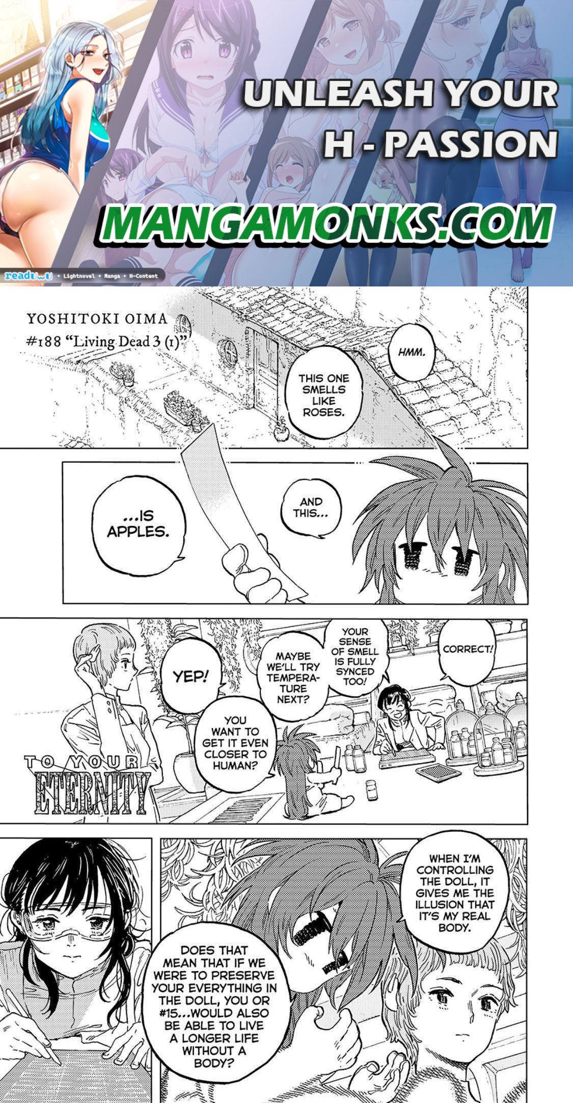 Fumetsu no Anata e chapter 188.1 page 1