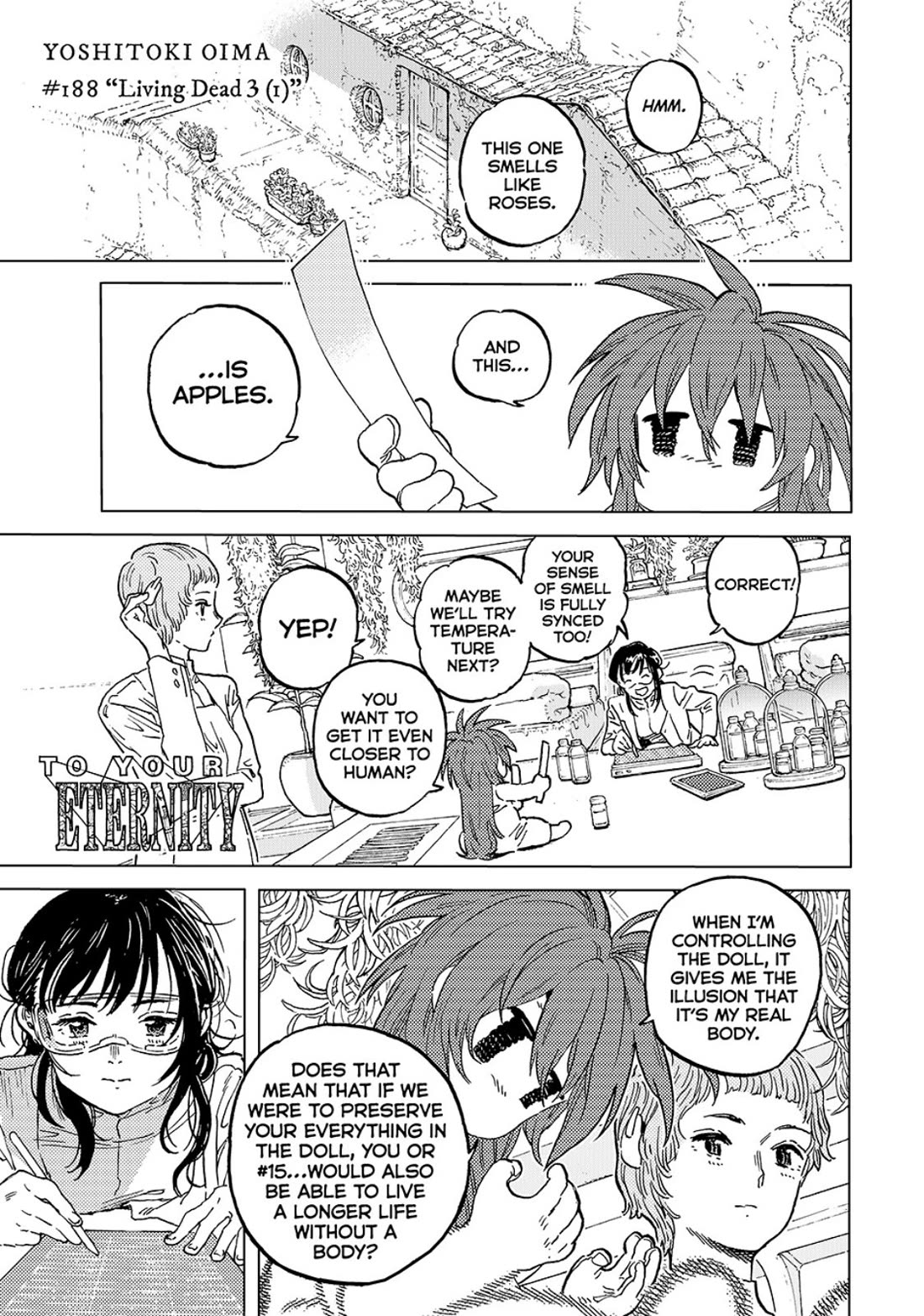 Fumetsu no Anata e chapter 188 page 1