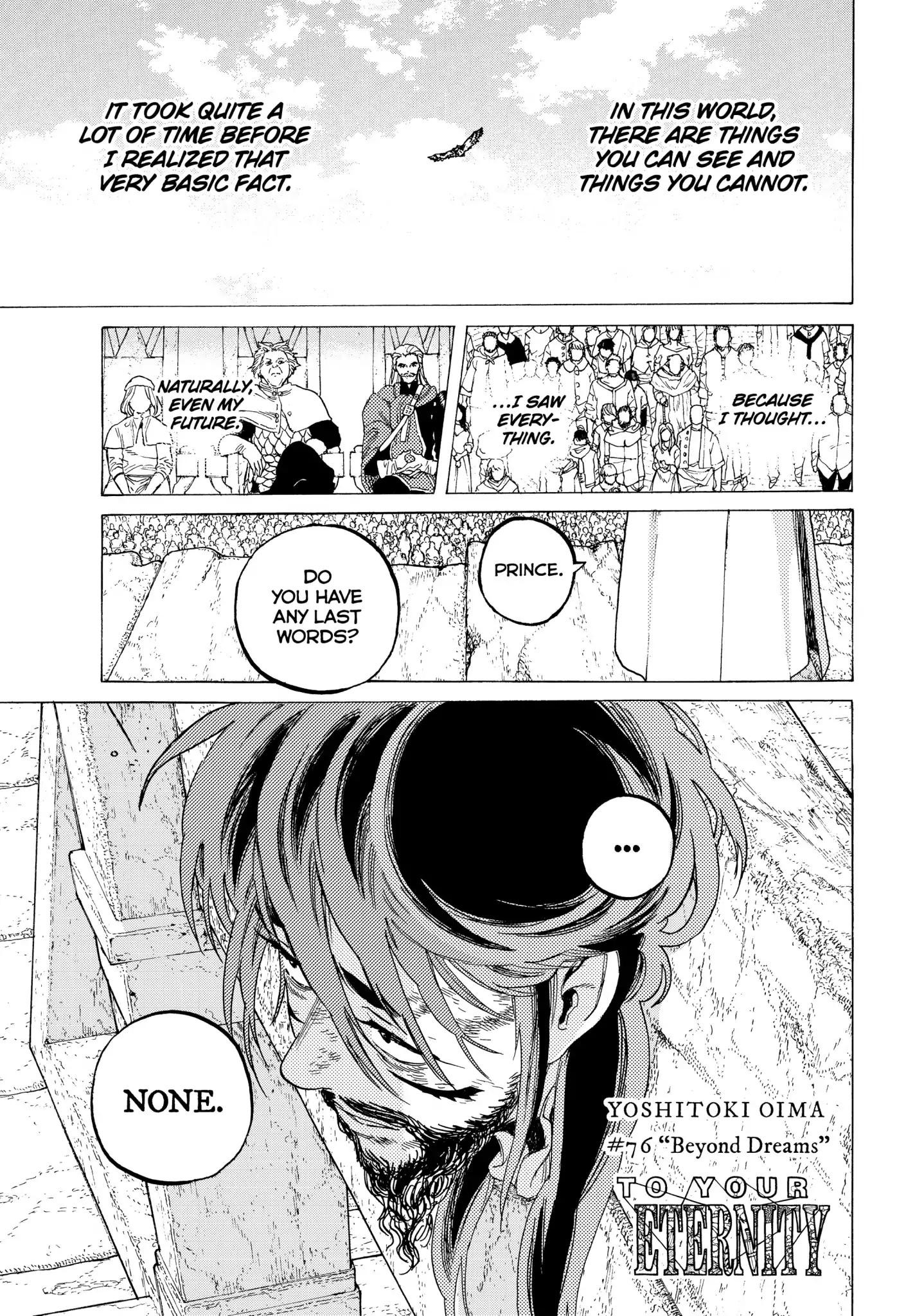 Fumetsu no Anata e chapter 76 page 2