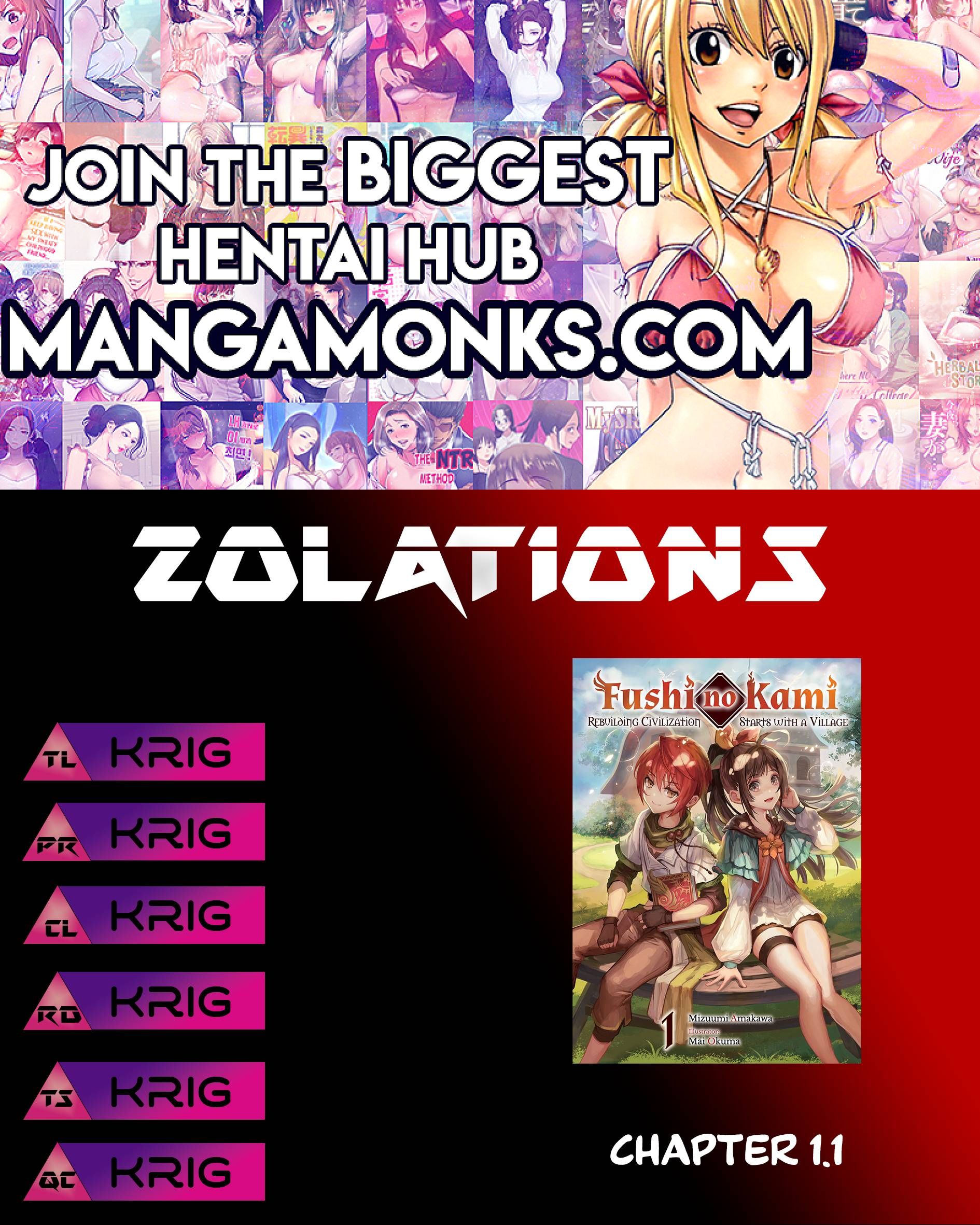 Fushi no Kami: Rebuilding Civilization Starts With a Village chapter 1.1 page 1