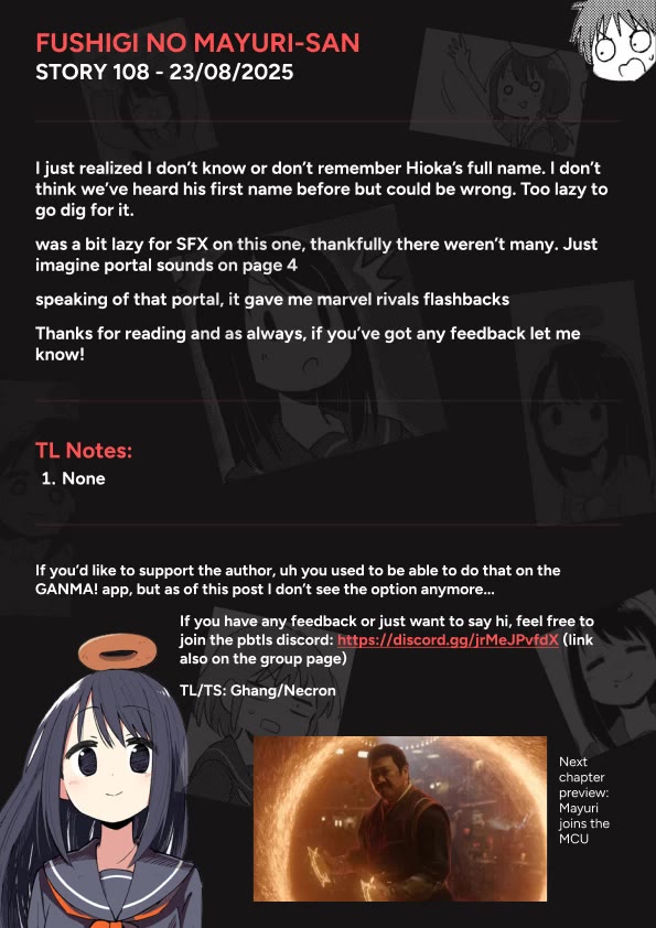 Fushigi no Mayuri-san chapter 108 page 5