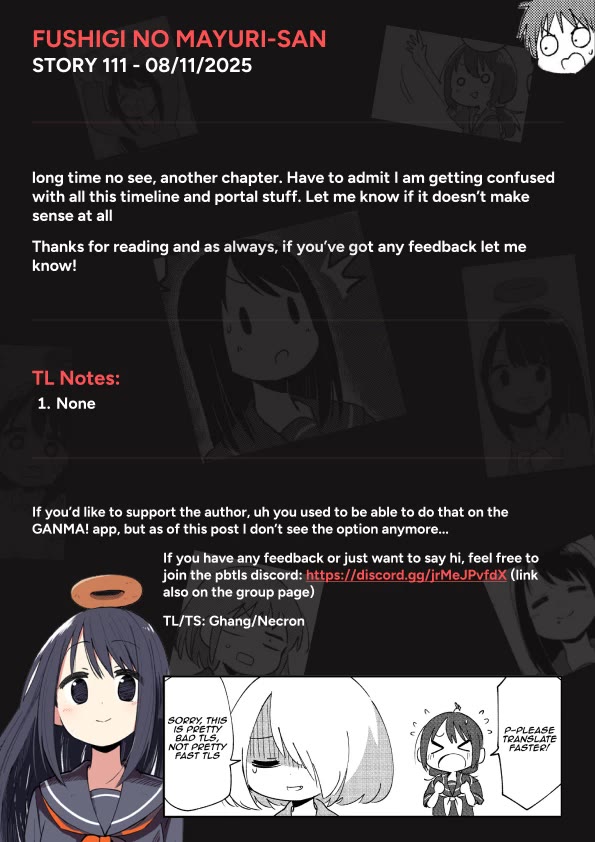 Fushigi no Mayuri-san chapter 111 page 5