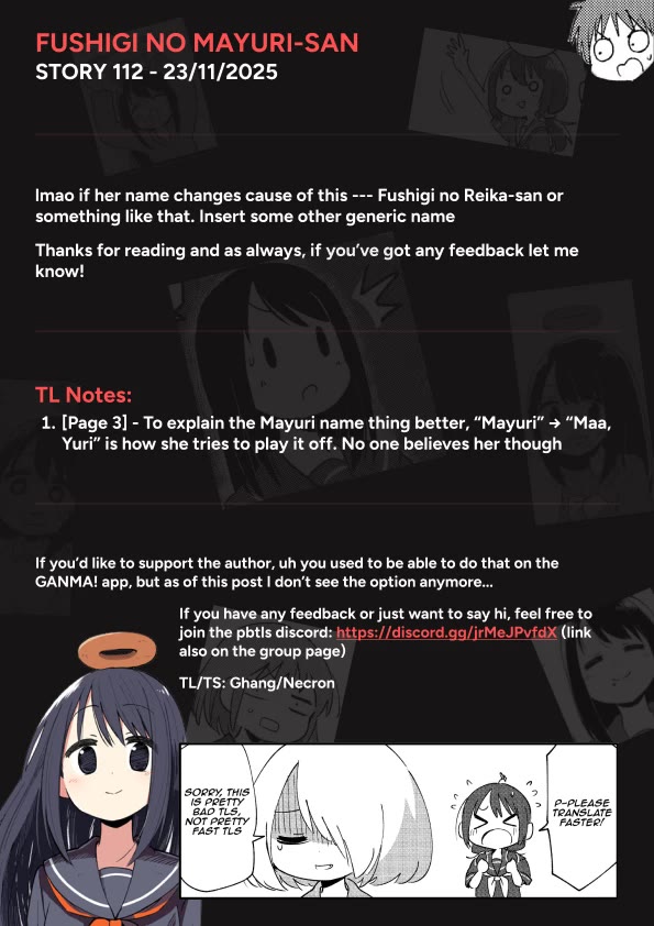 Fushigi no Mayuri-san chapter 112 page 5