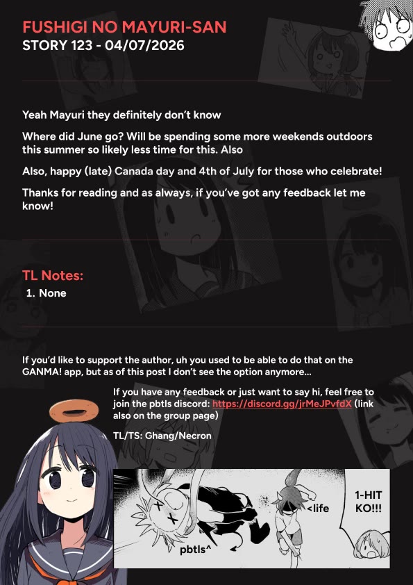 Fushigi no Mayuri-san chapter 123 page 5
