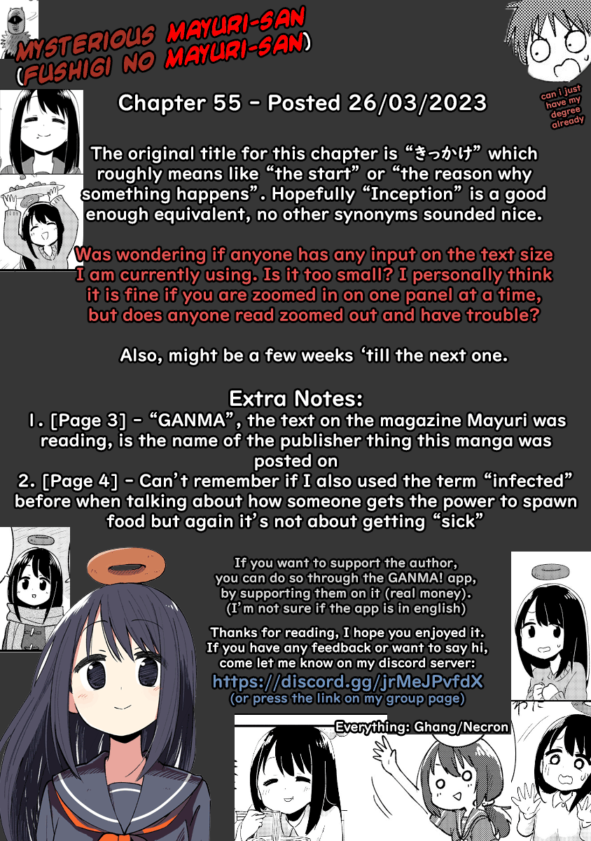 Fushigi no Mayuri-san chapter 55 page 5