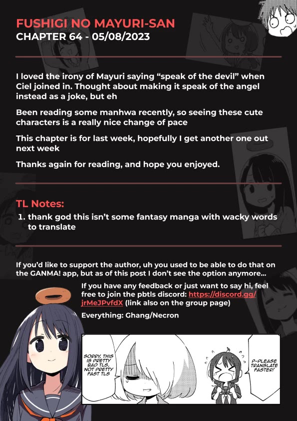 Fushigi no Mayuri-san chapter 64 page 5