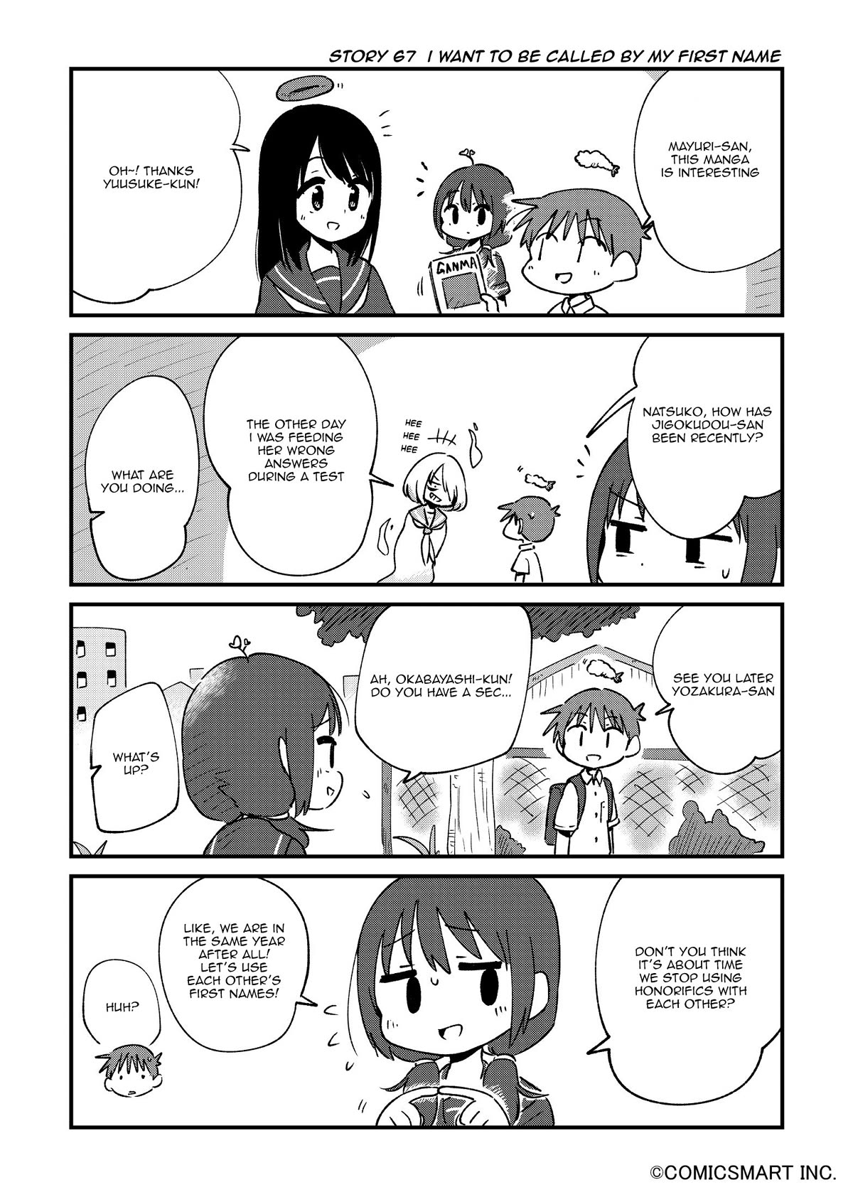 Fushigi no Mayuri-san chapter 67 page 1