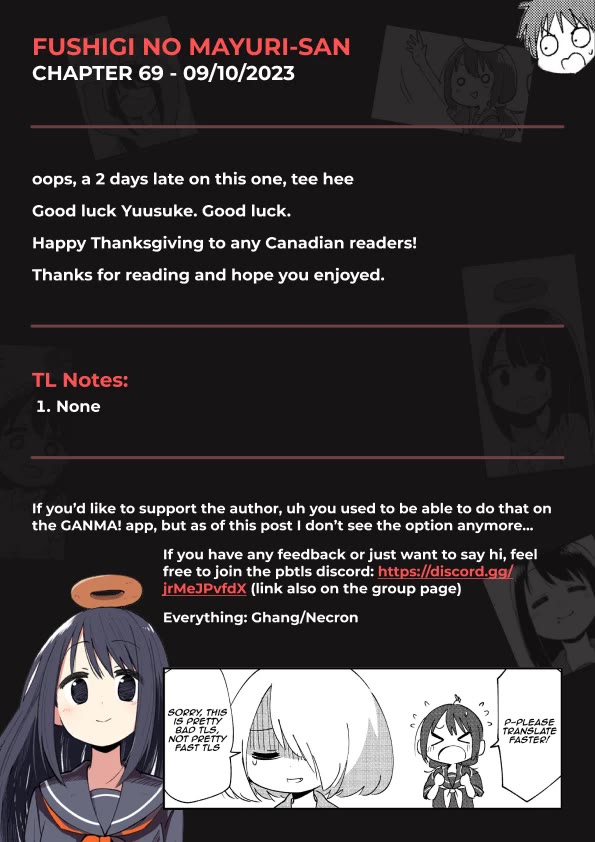 Fushigi no Mayuri-san chapter 69 page 5