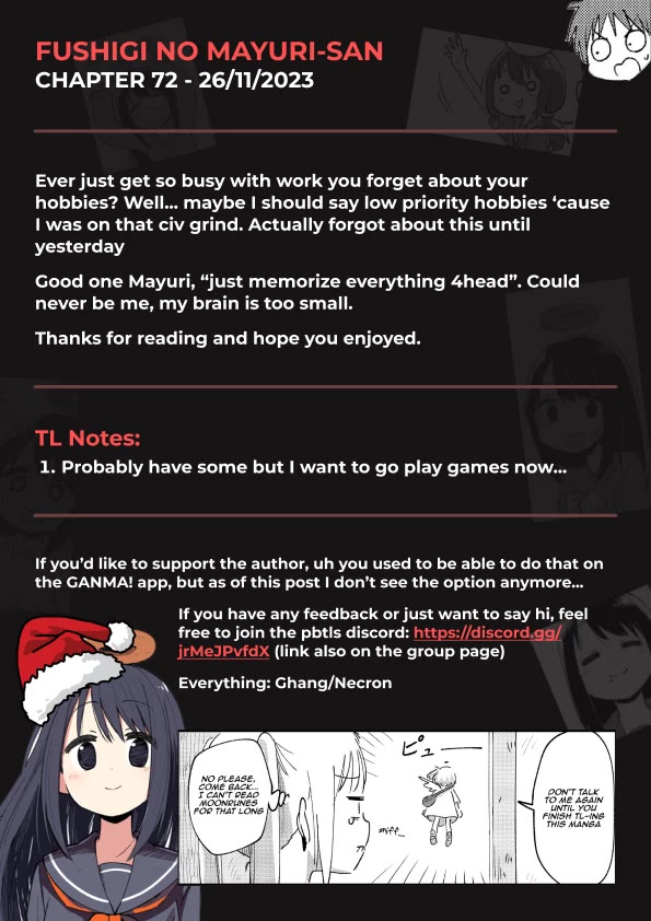 Fushigi no Mayuri-san chapter 72 page 5