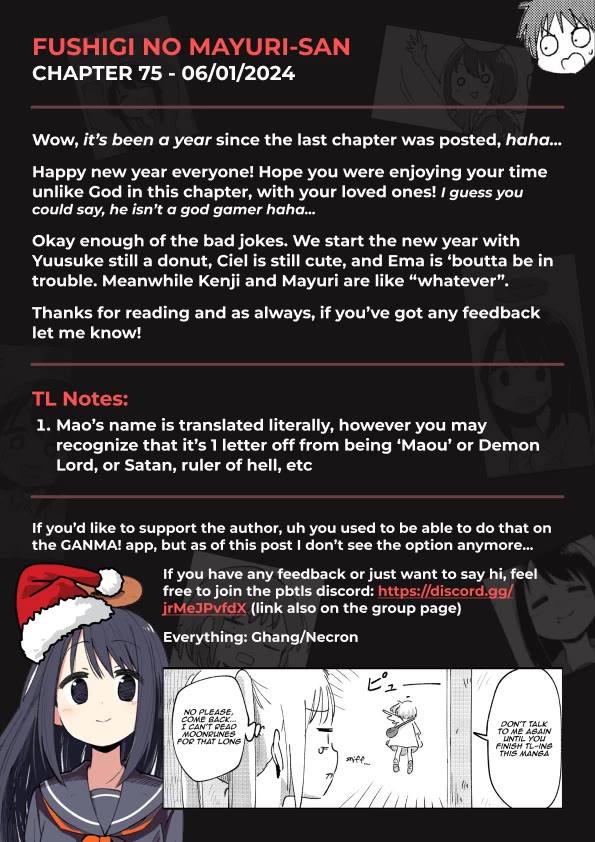 Fushigi no Mayuri-san chapter 75 page 5