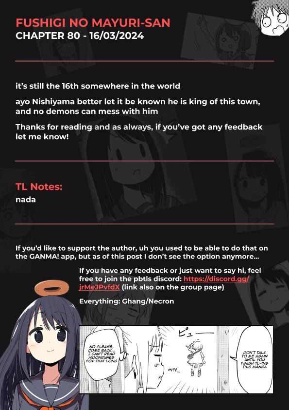 Fushigi no Mayuri-san chapter 80 page 5