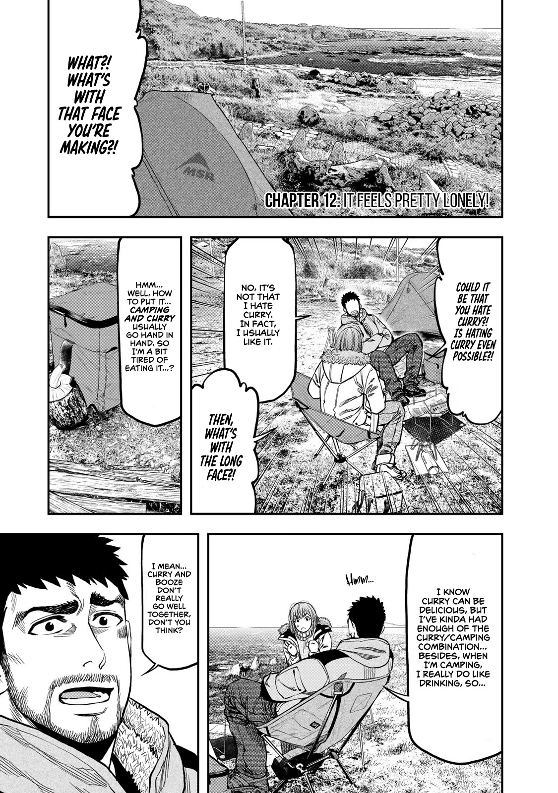 Futari Solo Camp chapter 12 page 1