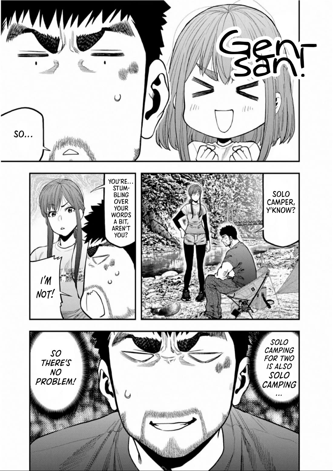 Futari Solo Camp chapter 58 page 10
