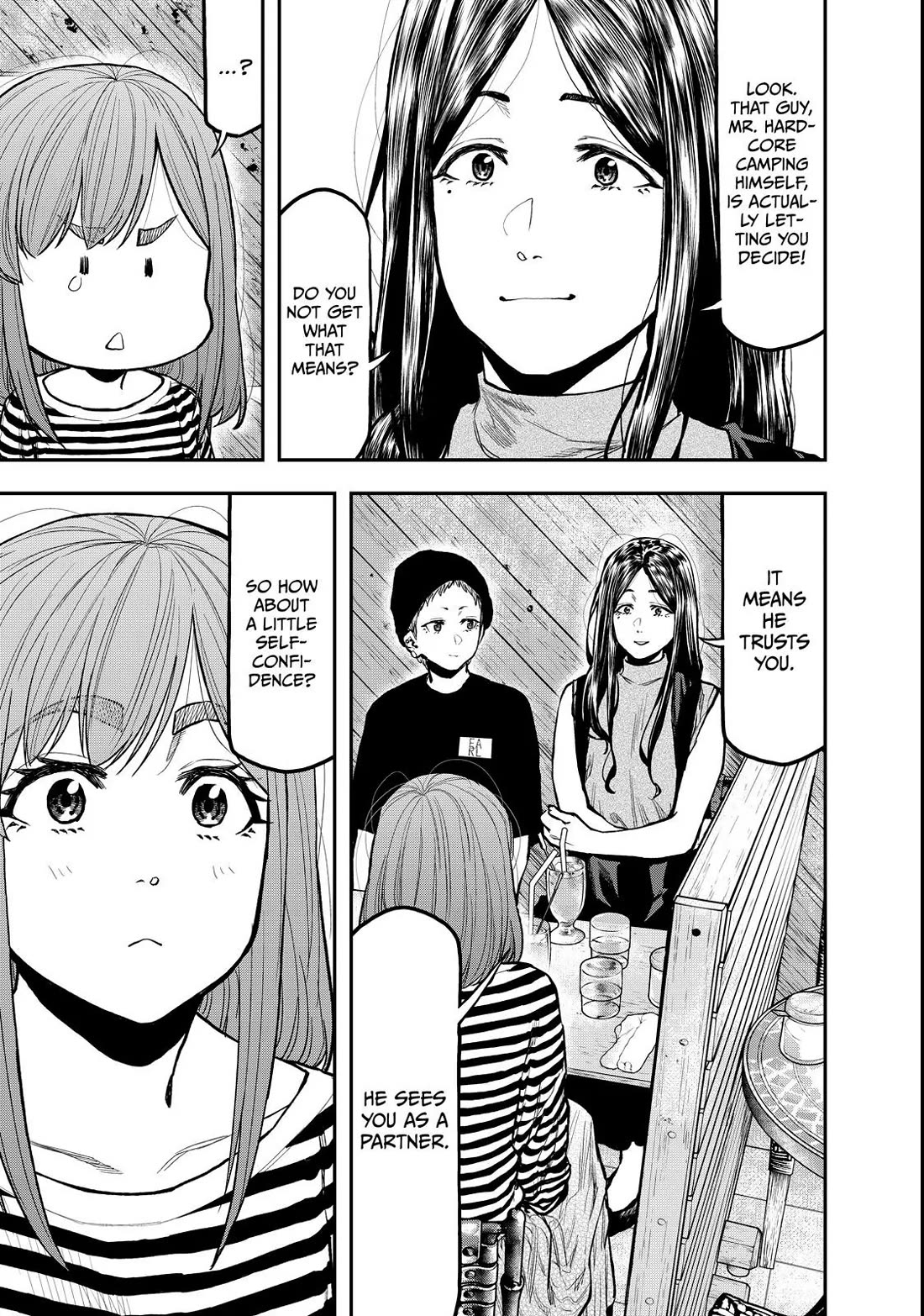 Futari Solo Camp chapter 64 page 19