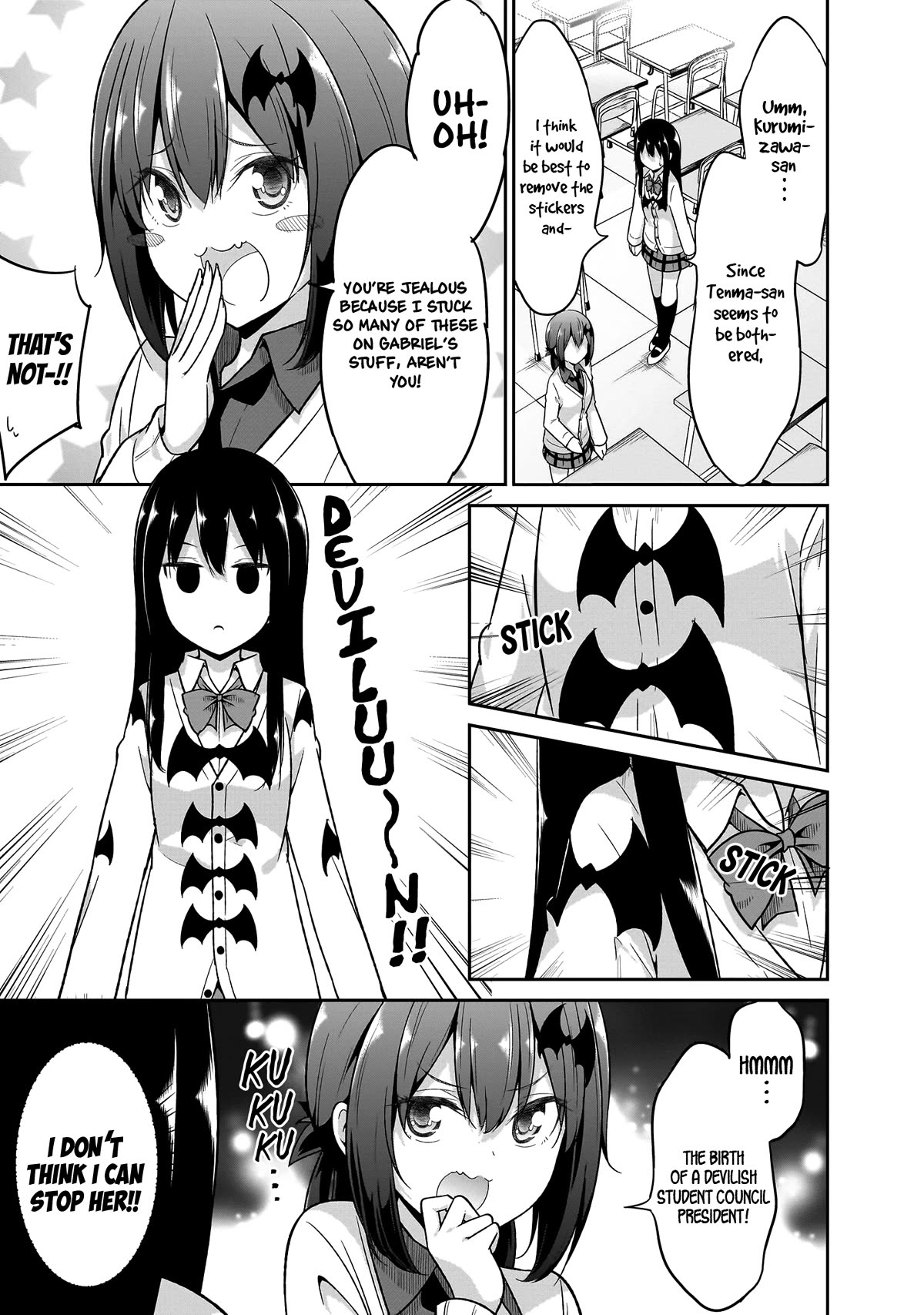 Gabriel Dropout chapter 100 page 8
