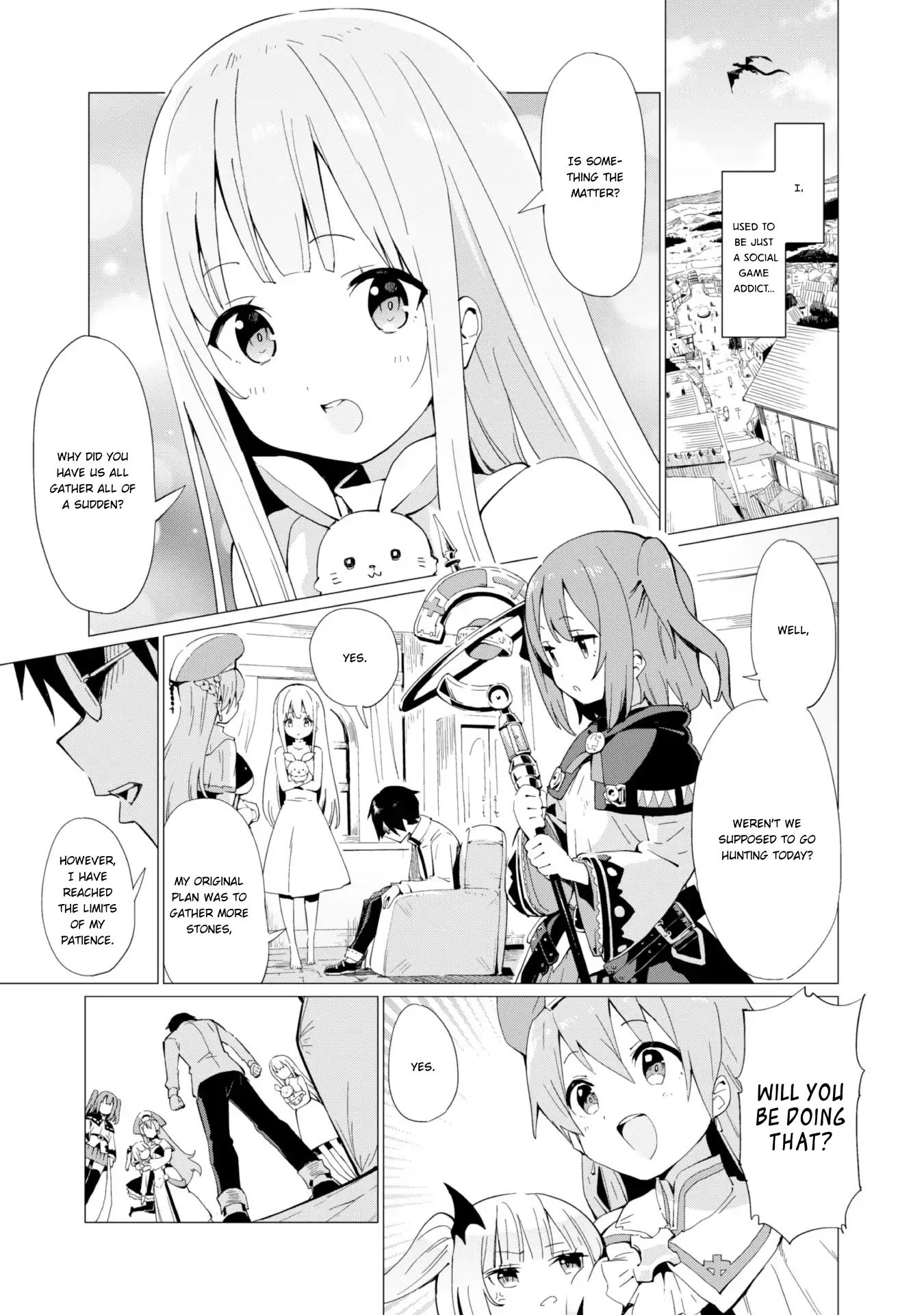 Gacha wo Mawashite Nakama wo Fuyasu Saikyou no Bishoujo Gundan wo Tsukuriagero chapter 1 page 3