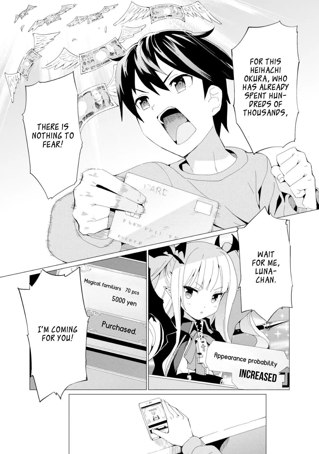 Gacha wo Mawashite Nakama wo Fuyasu Saikyou no Bishoujo Gundan wo Tsukuriagero chapter 1 page 7