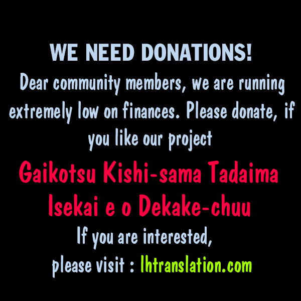 Gaikotsu Kishi-sama, Tadaima Isekai e Odekake-chuu chapter 1 page 34