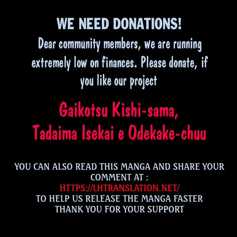 Gaikotsu Kishi-sama, Tadaima Isekai e Odekake-chuu chapter 28 page 30