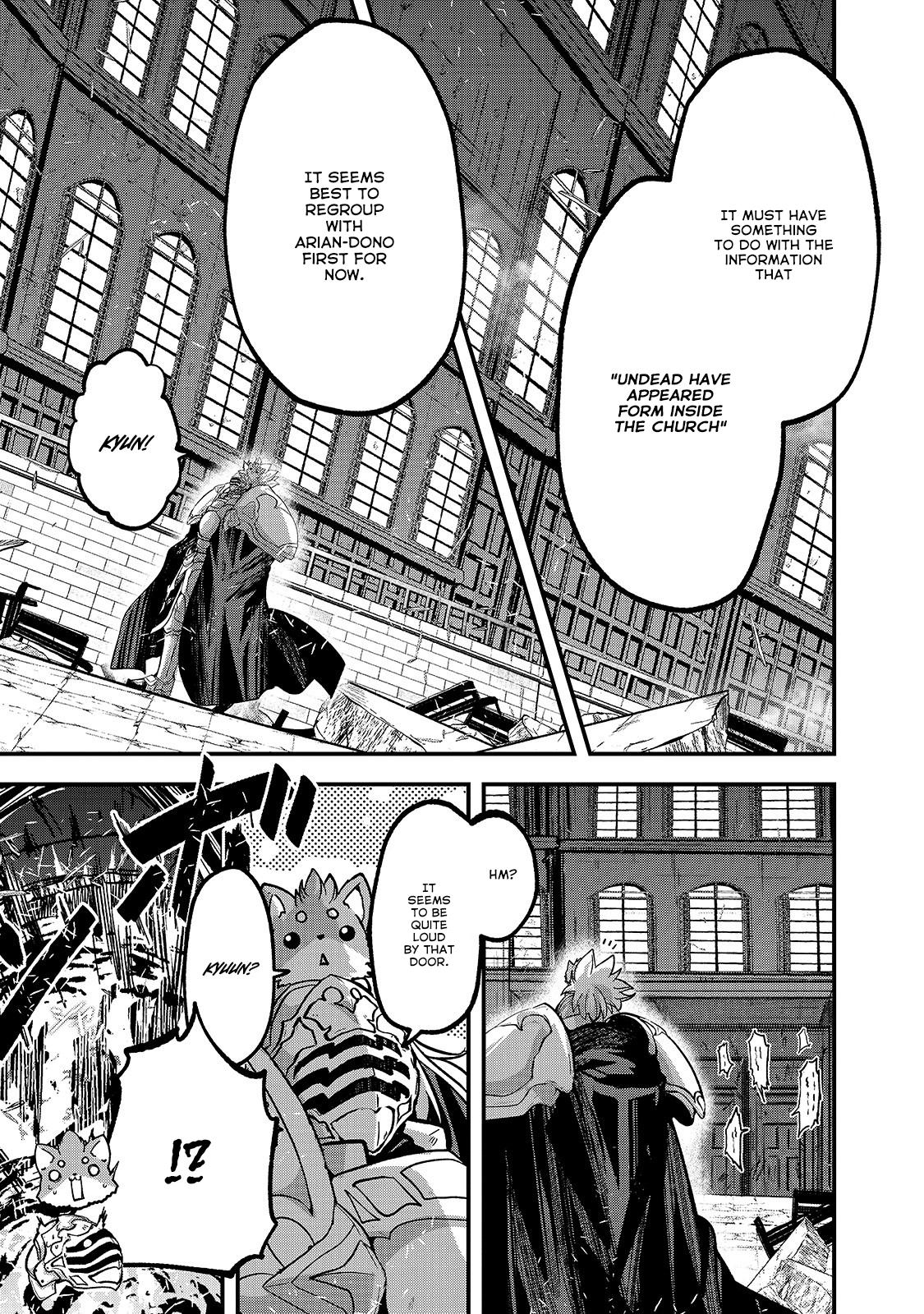 Gaikotsu Kishi-sama, Tadaima Isekai e Odekake-chuu chapter 33 page 4