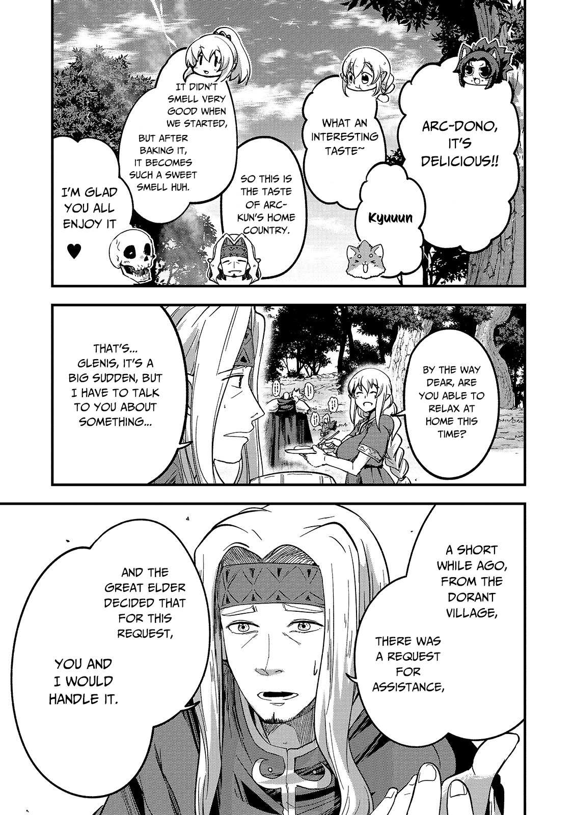 Gaikotsu Kishi-sama, Tadaima Isekai e Odekake-chuu chapter 34 page 14