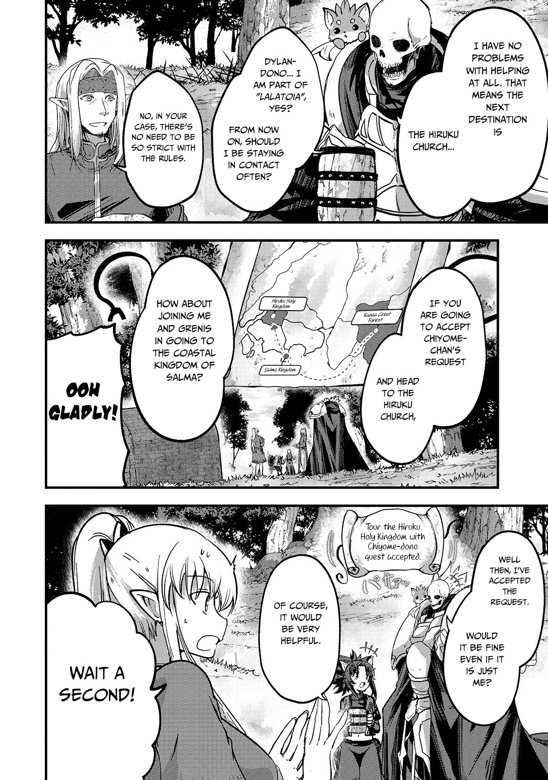 Gaikotsu Kishi-sama, Tadaima Isekai e Odekake-chuu chapter 34 page 17