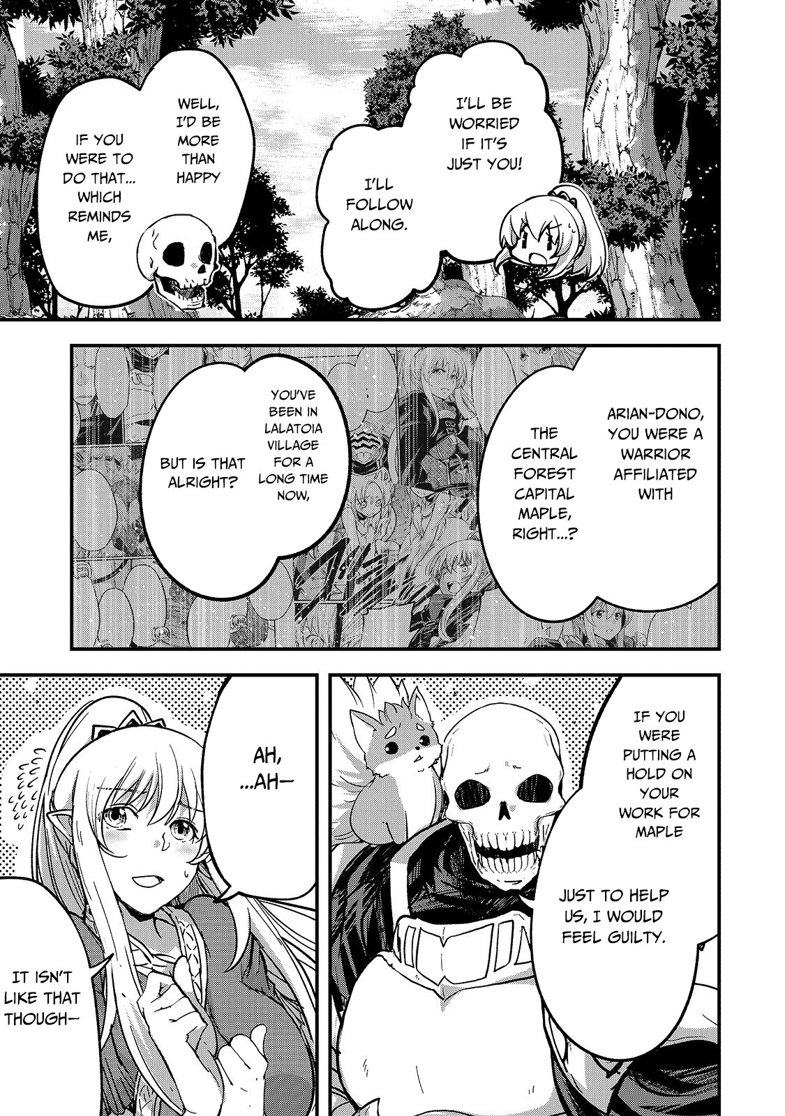 Gaikotsu Kishi-sama, Tadaima Isekai e Odekake-chuu chapter 34 page 18