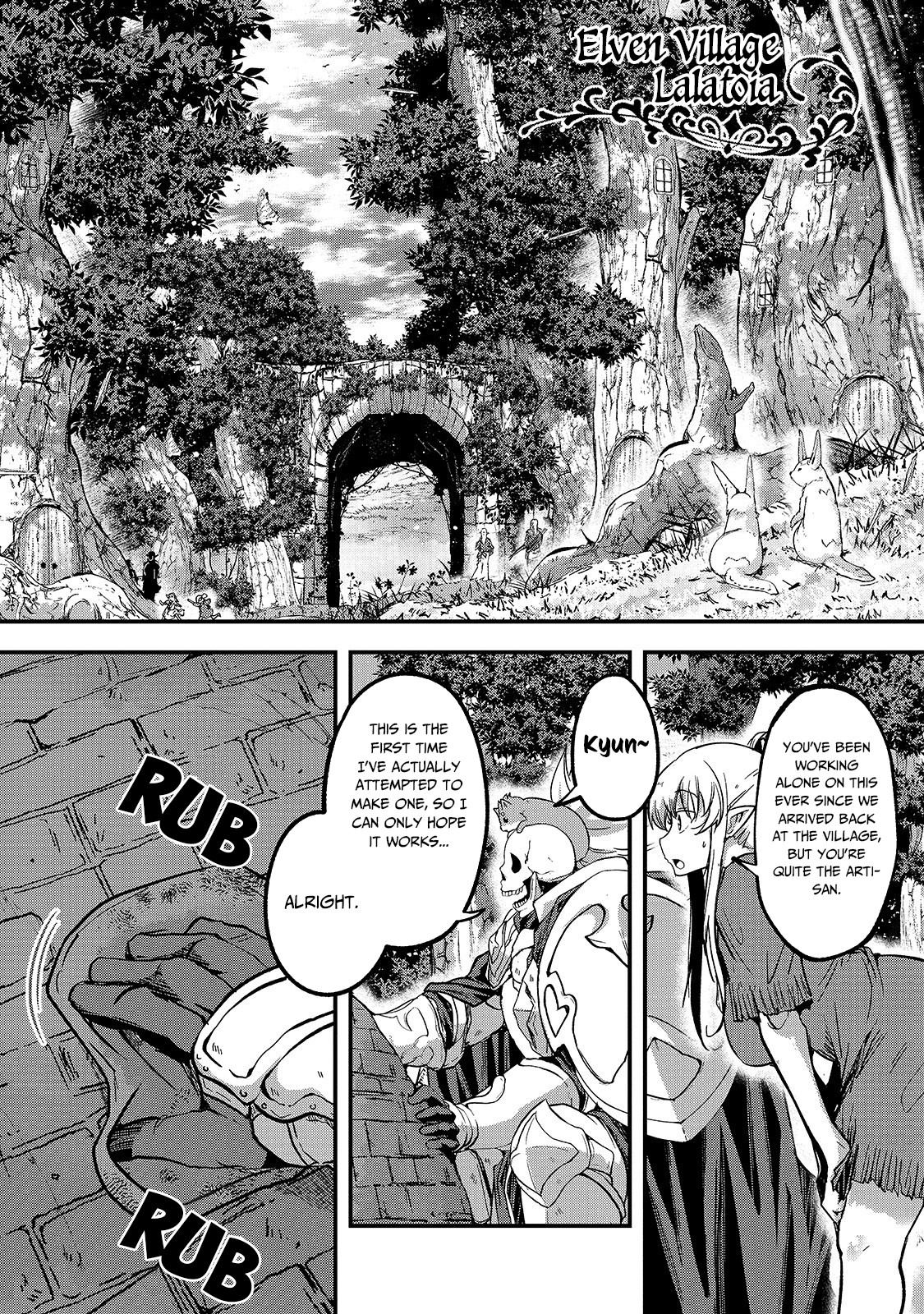 Gaikotsu Kishi-sama, Tadaima Isekai e Odekake-chuu chapter 34 page 2