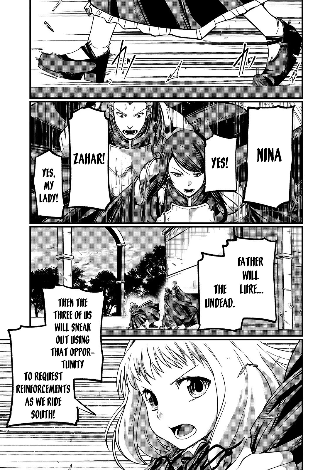 Gaikotsu Kishi-sama, Tadaima Isekai e Odekake-chuu chapter 35 page 2