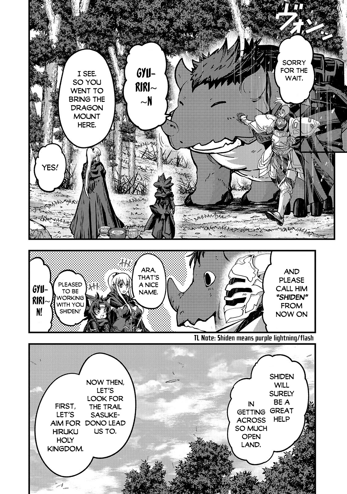 Gaikotsu Kishi-sama, Tadaima Isekai e Odekake-chuu chapter 36 page 28