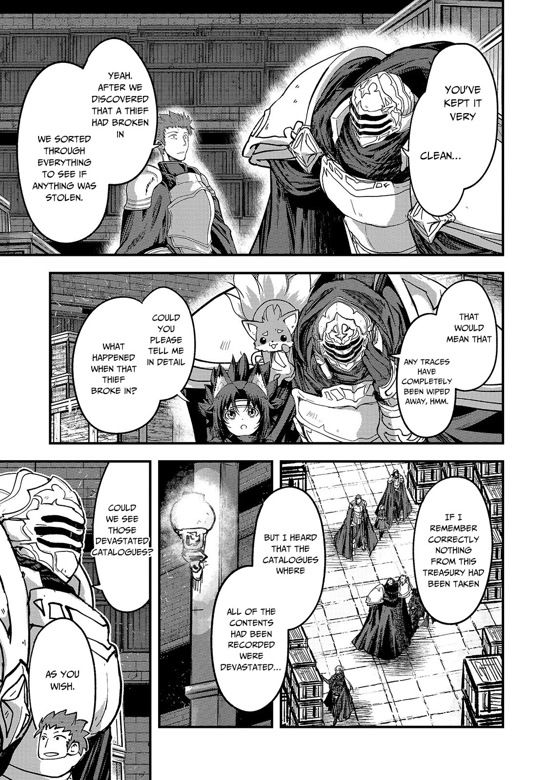 Gaikotsu Kishi-sama, Tadaima Isekai e Odekake-chuu chapter 42 page 34