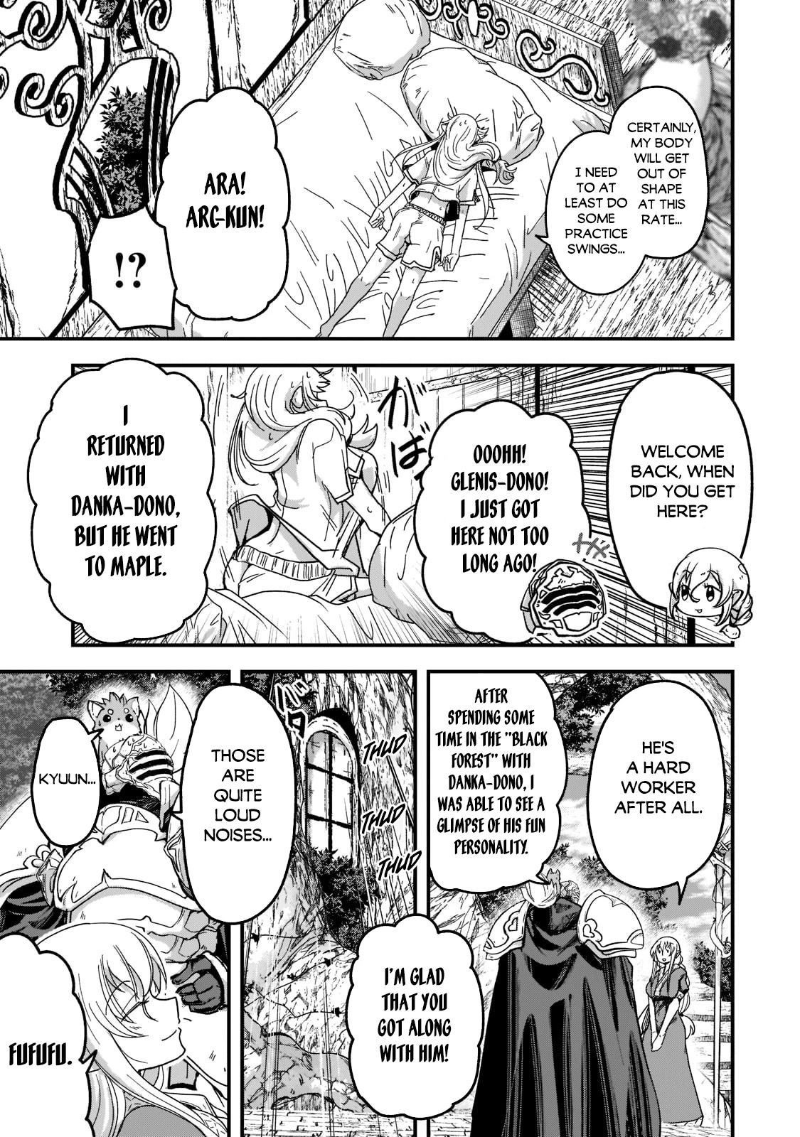 Gaikotsu Kishi-sama, Tadaima Isekai e Odekake-chuu chapter 55 page 19