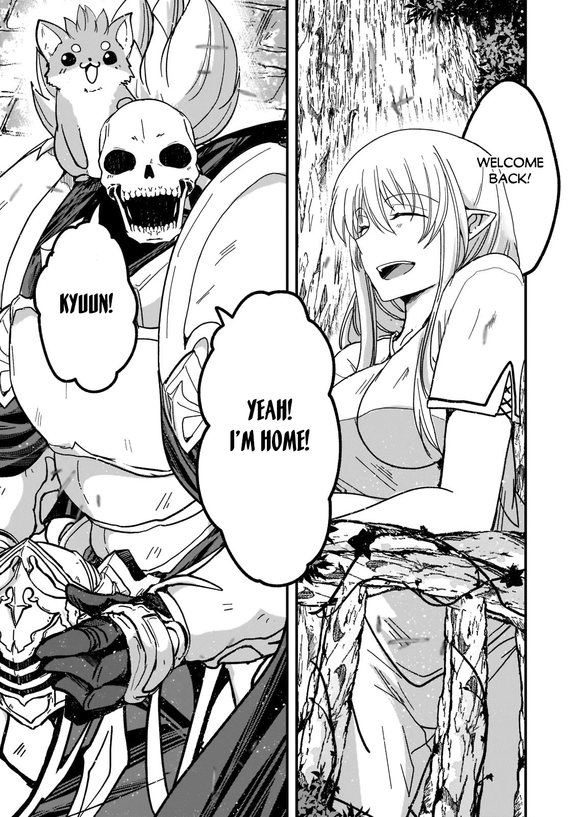 Gaikotsu Kishi-sama, Tadaima Isekai e Odekake-chuu chapter 55 page 21