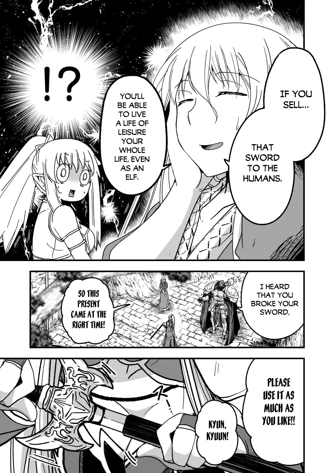 Gaikotsu Kishi-sama, Tadaima Isekai e Odekake-chuu chapter 55 page 27